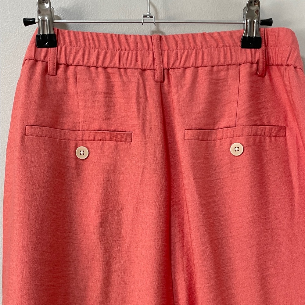 Part Two Sibille Wide-Leg Coral Pants in Porcelain Rose - Picture 9 of 15